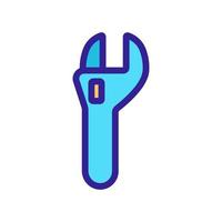 The drawk key icon is a vector. Isolated contour symbol illustration vector