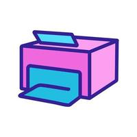 copy printer office gadget icon vector outline illustration