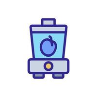 plum smoothie icon vector outline illustration