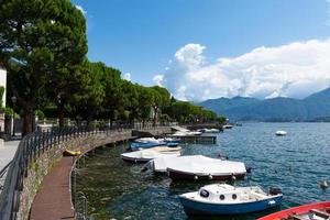 View over lake Como from Lenno photo