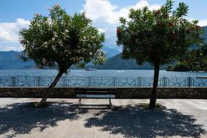 View over lake Como from Lenno photo