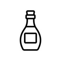 kind of storage bottle icon vector outline illustration