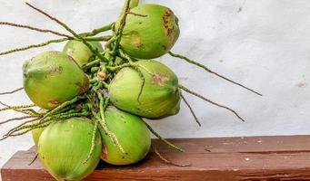 Group of fresh coconut. photo