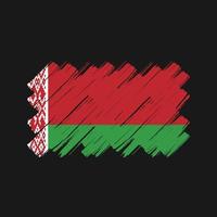 Belarus Flag Brush Strokes. National Flag vector