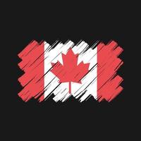 Canada Flag Brush. National Flag vector