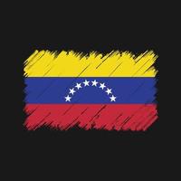 Venezuela Flag Brush Strokes. National Flag vector