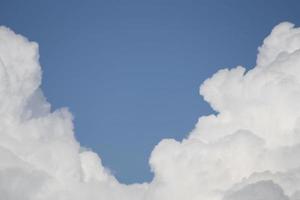 A close up of clouds in the sky photo