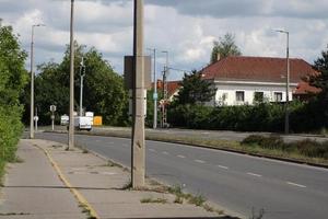 una carretera en budapest xi. foto