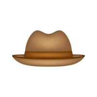 Hat isolated on white background vector