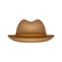 sombrero aislado sobre fondo blanco vector