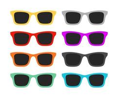 Glasses isolated on white background vector