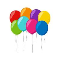 Balloon isolated on white background vector