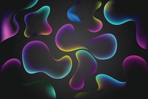 abstract background with bubbles and gradient color for background web vector