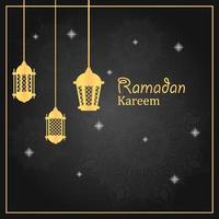 illustration of a ramadan kareem background vector