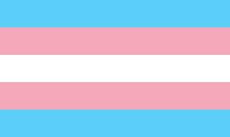 Transgender pride flag. Vector illustration.