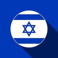 Country Israel. Israel flag. Vector illustration.