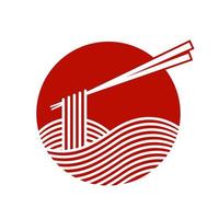 Red Noodle Logo vector