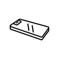 ilustración de contorno de vector de icono de teléfono