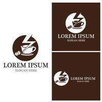 Coffee cup Logo Template vector