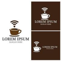 Coffee cup Logo Template vector