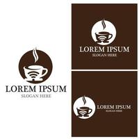 Coffee cup Logo Template vector