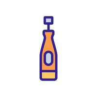 grooming grinder front view icon vector outline illustration
