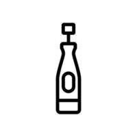grooming grinder front view icon vector outline illustration