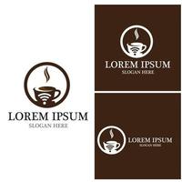 Coffee cup Logo Template vector