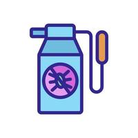 Insect control icon vector. Isolated contour symbol illustration vector