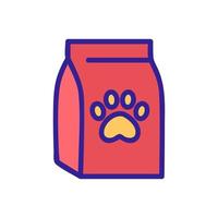 pet litter Icon vector. Isolated contour symbol illustration