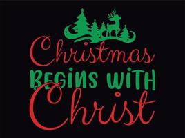 Christmas t-shirt design file vector