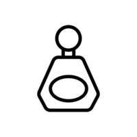 fragrant perfume icon vector. Isolated contour symbol illustration vector