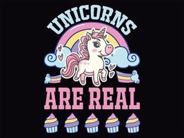 Unicorn t-shirt design vector file