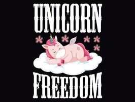 Unicorn t-shirt design vector file