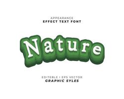 text effect font 3D color.