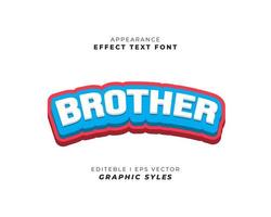 text effect font 3D color. suitable for use in the effect of business promotion texts and campaigns. easy to use in graphic styles settings. vector