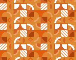 abstract geometric pattern. Background with orange color vector