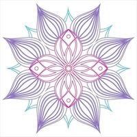 Mandalas for coloring book. Anti-stress therapy patterns. Decorative round ornaments. Mandala for Henna, Mehndi, tattoo, decoration. Outline. Stylized flower, floral round ornament. Amulet. vector
