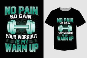 Gym t shirt slogan with bodybuilder logo and grunge background vector illustration