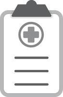 Check List Flat Greyscale vector
