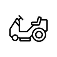 wet vacuum cleaner car icon vector outline illustration