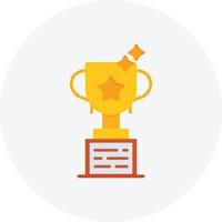 Trophy Flat Circle vector