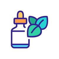 bottle of elixir oregano icon vector outline illustration