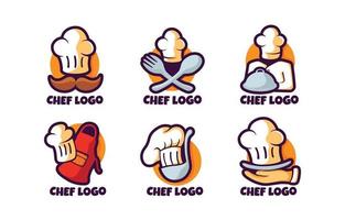 logotipo de varios chefs vector