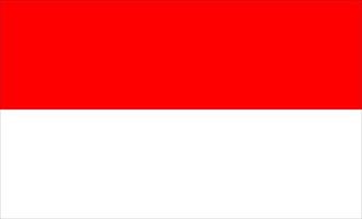 bandera de indonesia, vector de alta calidad de la bandera nacional de indonesia