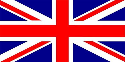 United Kingdom flag, flag of UK vector