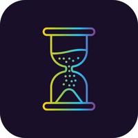 Hourglass Gradient Icon vector