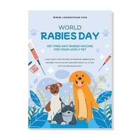 World Rabies Day Poster vector