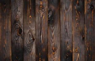 Fondo de madera, textura rústica de tablones marrones, telón de fondo de pared de madera vieja foto