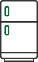 Refrigerator Line Two Color vector